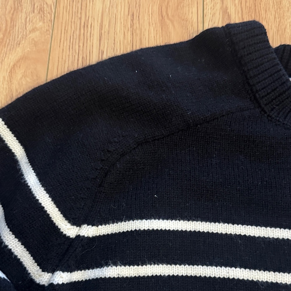 Zara Black and White Striped Sweater - Picture 5 of 10